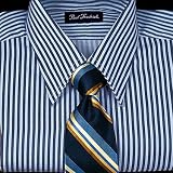 Deep Tone Satin Stripe Dress Shirt