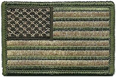 Tactical USA Flag Patch (Multi-Tan)
