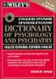Wiley's English-Spanish Spanish-English Dictionary of Psychology and Psychiatry