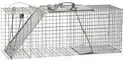 Havahart 1085  Easy Set One-Door Cage Trap for Raccoons, Stray Cats, Groundhogs, Opossums, and Armadillos