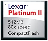 Lexar CF512-80-638 512MB Professional Series CompactFlash w/LockTight (Retail Package)