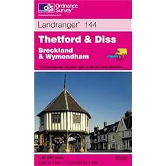 Thetford and Diss, Breckland and Wymondham (Landranger Maps)