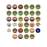 K-Cup Coffee for Keurig Brewers, Flavored Coffee Sampler Pack (34 count) by Green Mountain, Gloria Jean's, Timothy's, Coffee People, Donut House Best