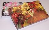 Gourmet Food : Scott's Cakes Assorted Nougat Salt Water Taffy 1 Pound Fall Leaf Box