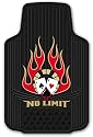 PlastiColor 001346R01 No Limit Poker Style Universal-Fit Molded Front Floor Mat - Set of 2
