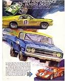 1969 FORD COBRA MUSTANG TORINO Sales Brochure Book