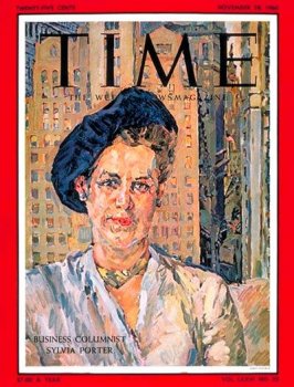 Cover image : Sylvia Porter / TIME Cover: November 28, 1960, Art Poster by TIME Magazine