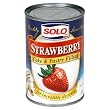 Solo Filling, Strawberry, 12-Ounce Unit (Pack of 12)