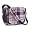 White Punjabi Purple Magic Plaid