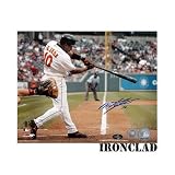 Miguel Tejada Signed At Bat 8x10