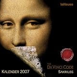 The Da Vinci Code - Das Sakrileg 2007 - Brosch&uuml;renkalender. - Dan Brown