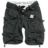  : Surplus DIVISION SHORTS gewaschen, schwarz