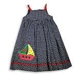 Picture Me by Austin & Ashley - Girls Sun Dress, Navy, White, Red