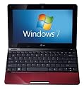 Asus 1008HA 10-inch Netbook (Atom N280 1.6 GHz Processor, 1 GB RAM, 250 GB HDD, up to 5.5 Hours Battery Life, Bluetooth, Windows 7 Starter, Burgundy)