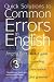 Quick Solutions to Common Errors in English