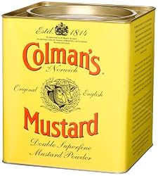 Colman's Double Superfine Mustard Powder, 4.6-Pound Tin
