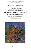 Revue Economica  / La reconnaissance des droits non-écrits par les cours constitutionnelles italien