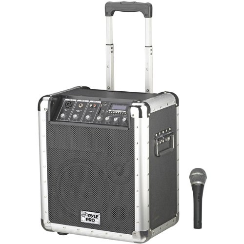 Pyle-Pro PCMX260MB Battery Powered Portable PA System w/USB/SD/MP3 Inputs