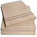 1500 Supreme Collection King Sheet Sets Taupe - Luxury Hotel Bed Sheets and Pillowcase Set for King Mattress - Extra Soft, Elastic Corner Straps, Deep Pocket Sheets, King Taupe
