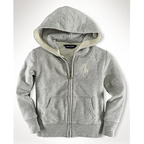 Ralph Lauren Girls Zip-Up Hoodie