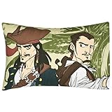 Pirates Caribbean Kraken Pillowcase - Cream