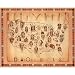 Native American tribes Map Art Print POSTER Indians - 19x13