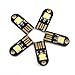 DROK® 5PCS Portable Energy Efficient Kids Child Night Light, 5V 100mA LED Keychain Light, USB Laptop Keyboard Light, White Brightest LED Lamp for Emergency Security Lighting Home Decoration