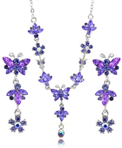 Amethyst Hanging Butterfly