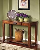 Lucca Sofa Table by Ashley - Natural Wood (T224-4)