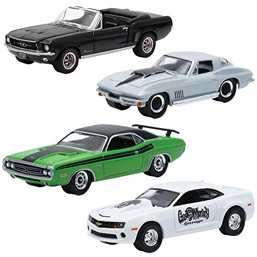 Gas Monkey Garage 4 Die Casts 67 Mustang 67 Corvette 71 Challenger 13 Camaro