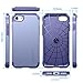 Luvvitt Ultra Armor Case for iPhone SE (2020) / iPhone 7 / iPhone 8 with Dual Layer Heavy Duty Protection and Air Bounce Technology for Apple - Violet Blue