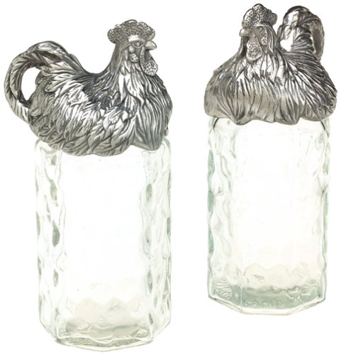 Arthur Court Rooster Salt and Pepper