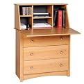 Prepac Maple Secretary Desk