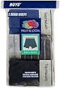 Fruit of the Loom Boys 8-20 Stripe And Solid Boxer Brief 3-Pack