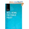 Well-Being for Public Policy (Series in Positive Psychology)