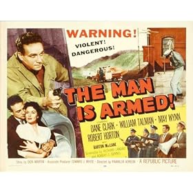 The Man is Armed Affiche du film Poster Movie Le homme est arm� (22 x 28 In - 56cm x 72cm) Half Sheet Style A