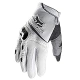 Fox Mens Unabomber Long Finger Glove,White,Small