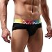 YiZYiF Men's Comfy Underwear Breathe Shorts Briefs Soft Underpants Black Large