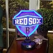 Boston Red Sox Memory Company Team Neon Shield Table Lamp MLB Baseball Fan Shop Sports Team Merchandise