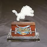 Detroit Lions Nfl Business Card Holder W/ Gift Box