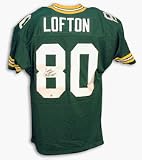 James Lofton Autographed Green Bay Packers Green Throwback Jersey with HOF 03 Inscription