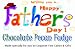 Wishing You A Happy Fathers Day Chocolate Pecan Delight Fudge Box