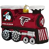NFL Blown Glass Train Ornament