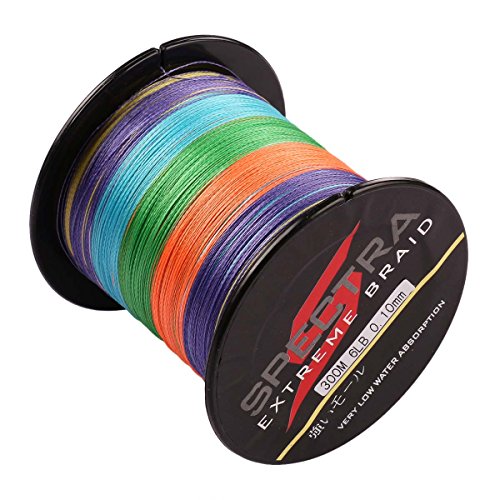 Spectra 100%Pe Braided Fishing Line 6-300Lb Test Multi-Color 100m-2000m