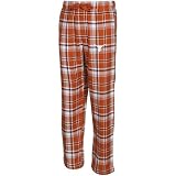 NCAA Men's Texas Longhorns Legend Flannel Pants (Texas Orange/Charcoal, Large)