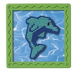 Stitch X-Press - Blue Dolphins Plastic Canvas Kit