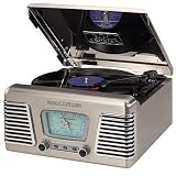 Crosley Brushed Chrome Autorama Phonograph CR711BC