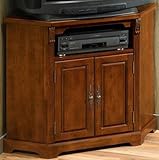 Dartmouth 38"w Corner Tv Stand, 38"W WOOD-DR, FRENCH WALNUT