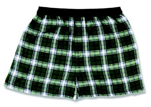 Buy Green White Plaid check flannel cotton boxers boxer shorts available in 8 sizes