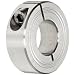 Climax Metal One-Piece Clamping Shaft Collar, Stainless Steel 303, Metric